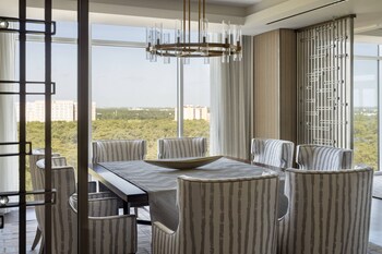 Presidential Suite, 1 Bedroom | 1 bedroom, premium bedding, in-room safe, desk at JW Marriott Orlando Bonnet Creek Resort & Spa