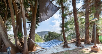 Cottage “La Finca de Teror” with Terrace, Mountain Views & Garden
