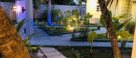 Front of property – evening/night