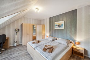 2 chambres, bureau, fer et planche Ă repasser, Wi-Fi