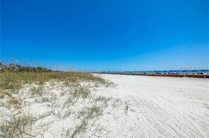 Beach nearby, beach umbrellas