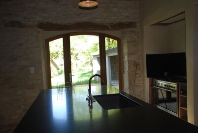 Large capacity house with indoor pool and large outdoor spaces