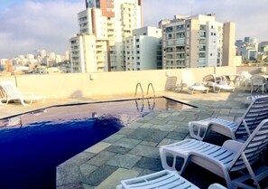 Indoor pool, outdoor pool