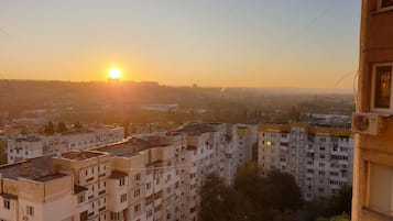 Vue depuis lâhĂ©bergement