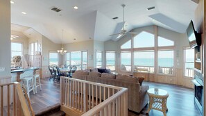 Smart TV, DVD player, foosball, books - Amazing Ocean Views, pool table,14x28 pool, hot tub, 4x4 (Carova)