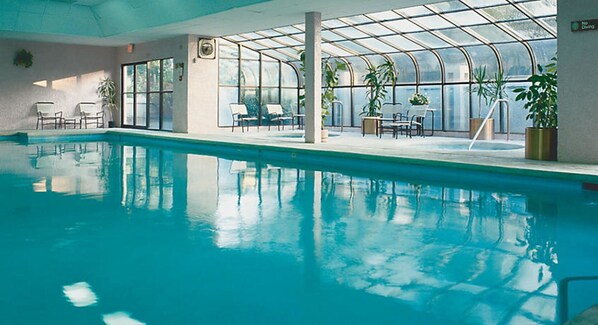 Indoor pool, outdoor pool
