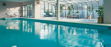 Indoor pool, outdoor pool