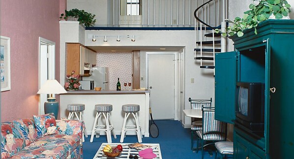 Televisión, reproductor de DVD, futbolito y tenis de mesa 