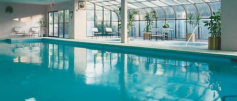 Indoor pool, outdoor pool