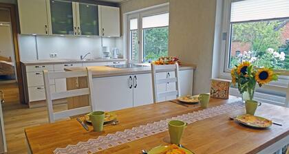 Vacation apartment "Mee(h)r" for families with pets in the middle of Schwackendorf as an ideal domicile for families who want to offer their children a great country program, as well as proximity to the Baltic Sea beach