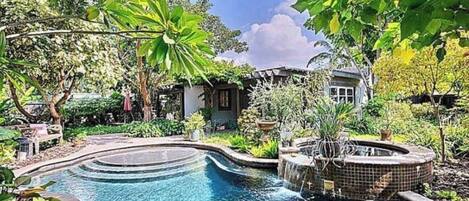 Udendørs pool, opvarmet pool