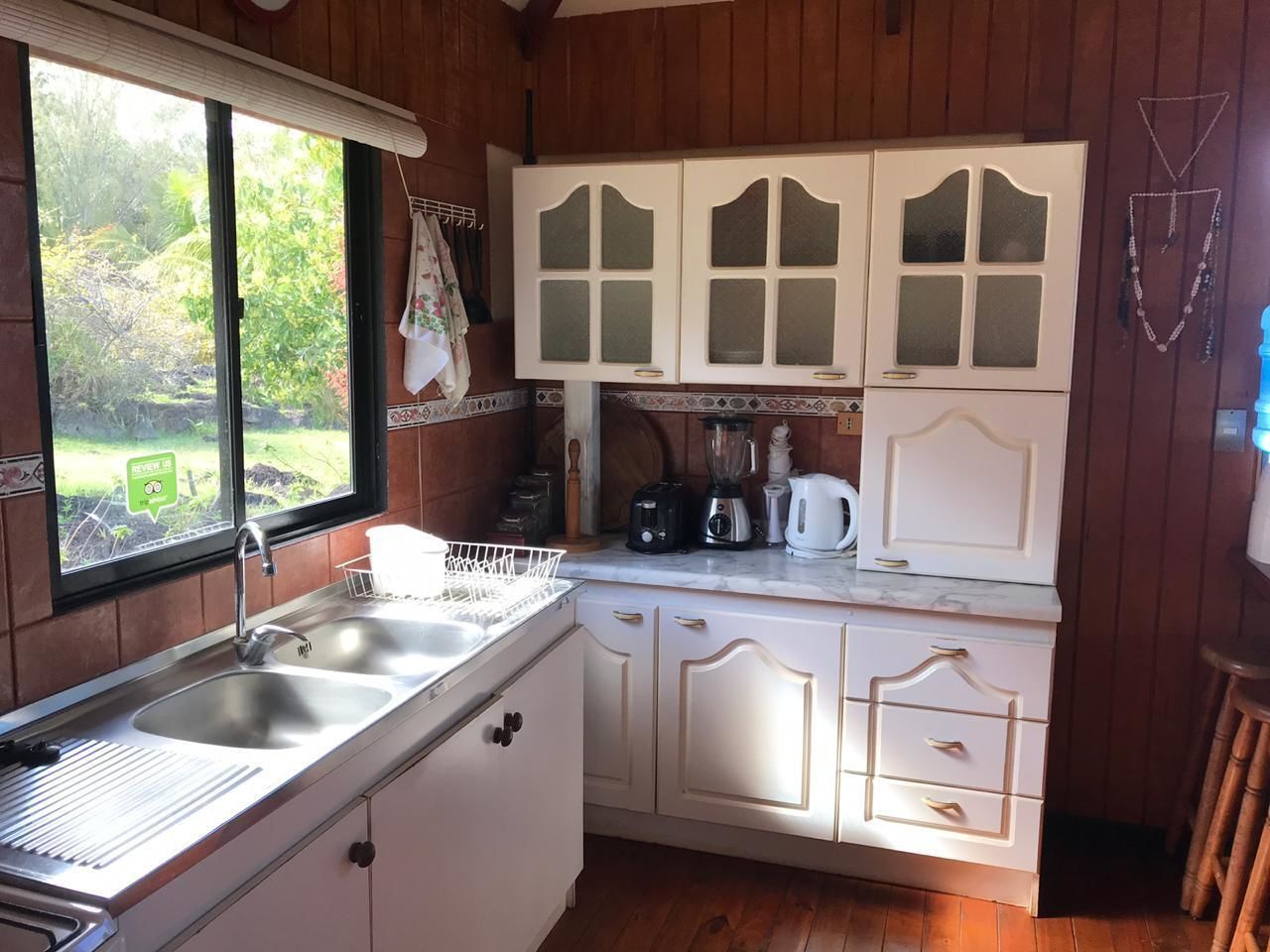 Cabane Premium | Cuisine privée | Réfrigérateur, micro-ondes, four