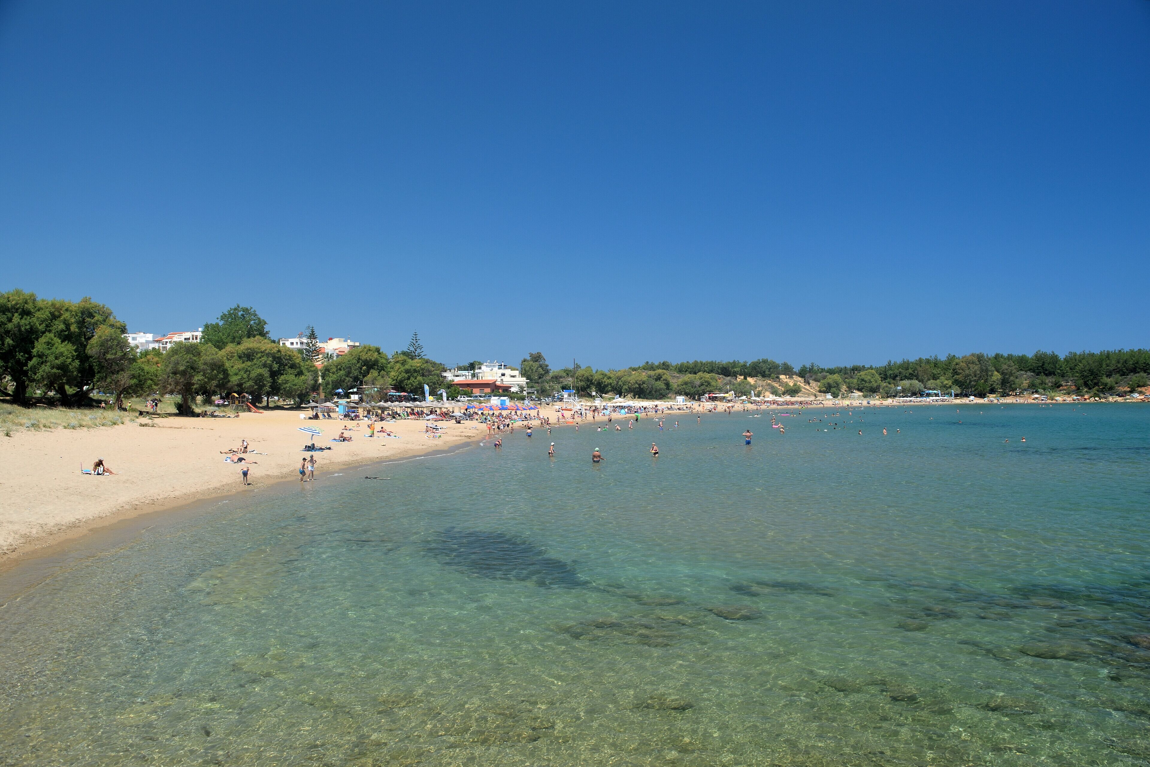 在海滩、沙滩毛巾