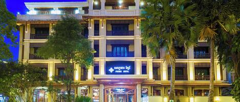 Front of property - evening/night