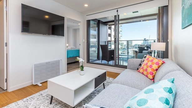 Apartamento, 2 quartos | Área de estar