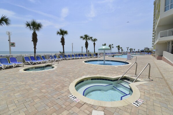 Indoor pool, outdoor pool