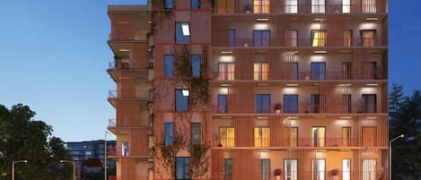 Front of property - evening/night