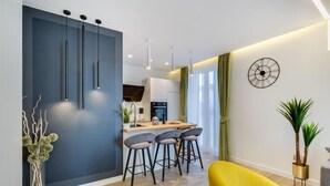 Leilighet, 1 soverom | Oppholdsområde