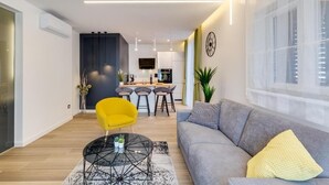 Leilighet, 1 soverom | Oppholdsområde