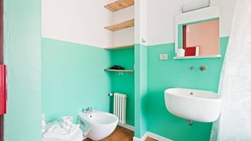 Apartment, 1 Bedroom, Non Smoking | Bathroom | Bathtub, deep-soaking bathtub, hair dryer, bidet