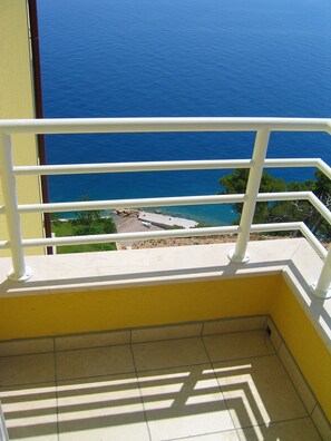 Udsigt fra balkon
