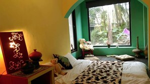 Individually furnished, rollaway beds