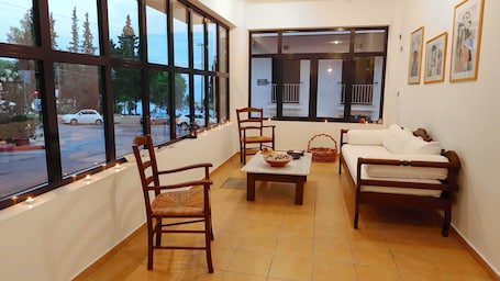 Sala de estar en el lobby