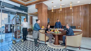 Lobby sitting area