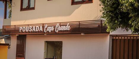 Overnatningsstedets facade