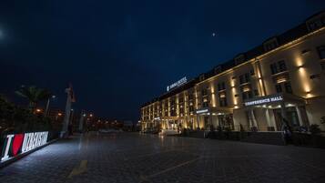 Front of property - evening/night