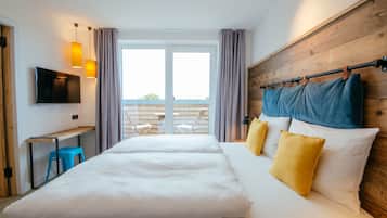 Suíte | Roupas de cama antialérgicas, quartos à prova de som, Wi-Fi de cortesia