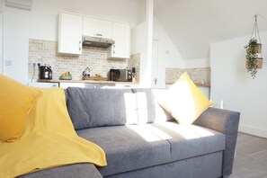 公寓 (3) | 起居区 | 平板电视、Netflix、流媒体服务