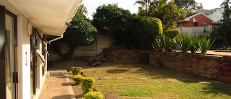 Blick auf den Garten