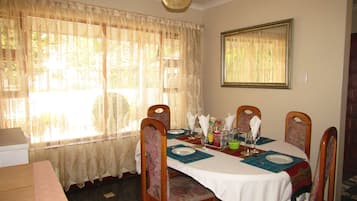 Daily full breakfast for a fee