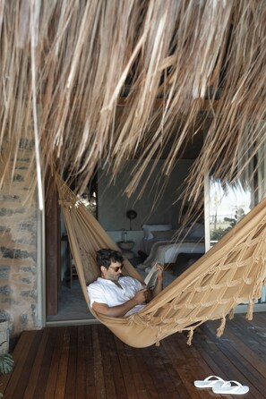 Bangalô Paru | Terrace/patio - Paru Boutique Hotel (Passo de Camaragibe)