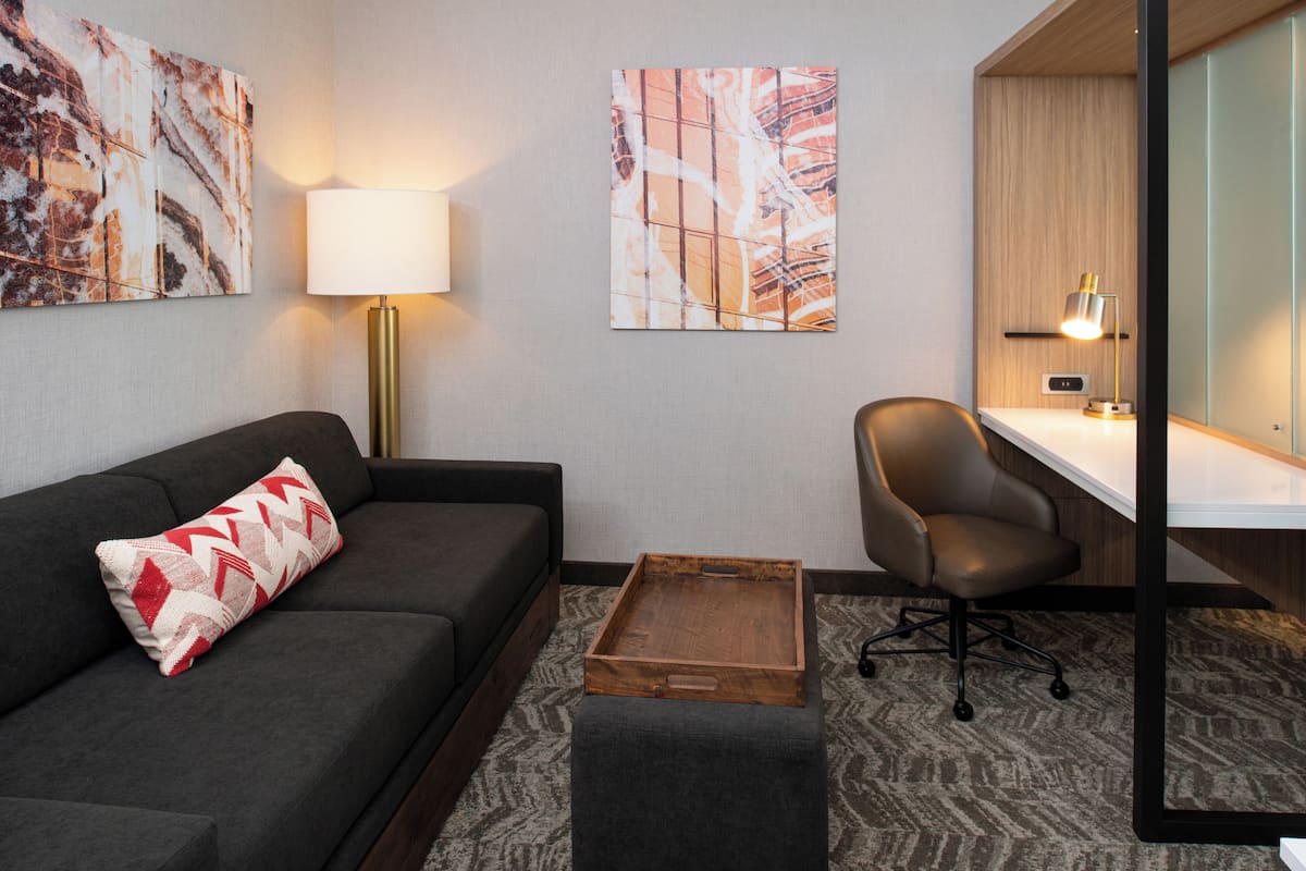 1 bedroom, individually furnished, desk, laptop workspace
