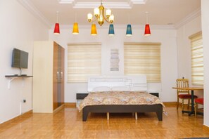Hypo-allergenic bedding, individually decorated, individually furnished