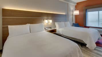 1 bedroom, desk, laptop workspace, blackout drapes