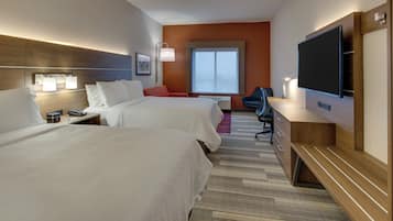Suite, 2 Queen Beds (Additional Living Area) | Desk, laptop workspace, blackout drapes, soundproofing