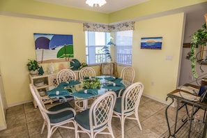 Condo, 2 Bedrooms (0 - No Pets Allowed) | Private kitchen | Fridge, microwave, oven, stovetop - Hibiscus 844 by Distinctive Beach Rentals (Fort Myers Beach)