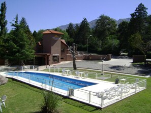 Indoor pool, 2 outdoor pools, free pool cabanas, pool umbrellas - Hotel Villa Sol (Merlo)