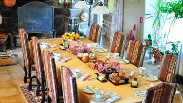 Petit déjeuner continental compris tous les jours