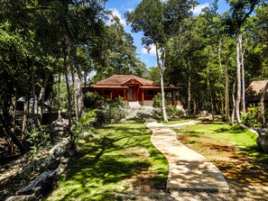 Overnatningsstedets facade