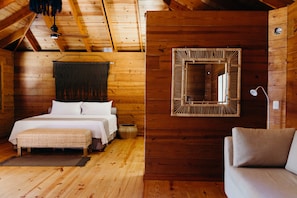 Comfort-hytte | Egyptiske bomuldslagner, premium-sengetøj, Select Comfort-senge