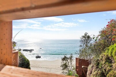 OCEAN FRONT!  Private stairs from home to BEACH! Unit A