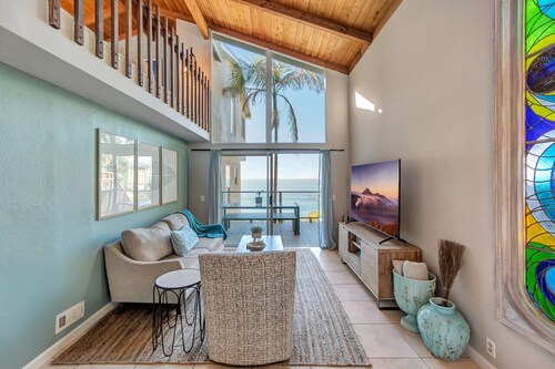 OCEAN FRONT!  Private stairs from home to BEACH! Unit A