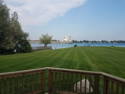 "Bonfire's , Hot tub and Freighters "