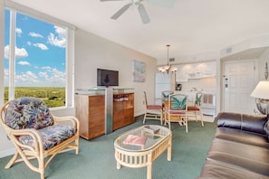 Condo (Lovers Key Resort 802) | Living room | TV - Lovers Key Resort 802 (Fort Myers Beach)
