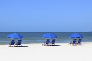 Condo, Multiple Beds (Estero Island Apartment with Boat Doc) | Beach | Beach towels