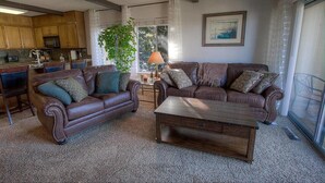 TV, fireplace - Skip to the Shore (South Lake Tahoe)